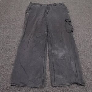 Vintage G-Unit Cargo Jeans Mens 42x31‎ Gray Wide Leg Denim Y2K Baggy Fit